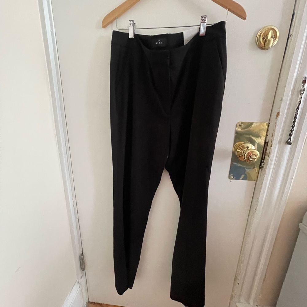 LOFT Black Straight Leg Pants